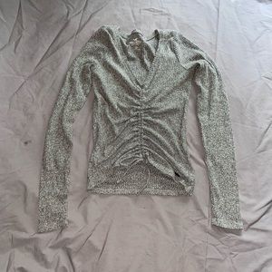 Hollister Long Sleeve Tie Top